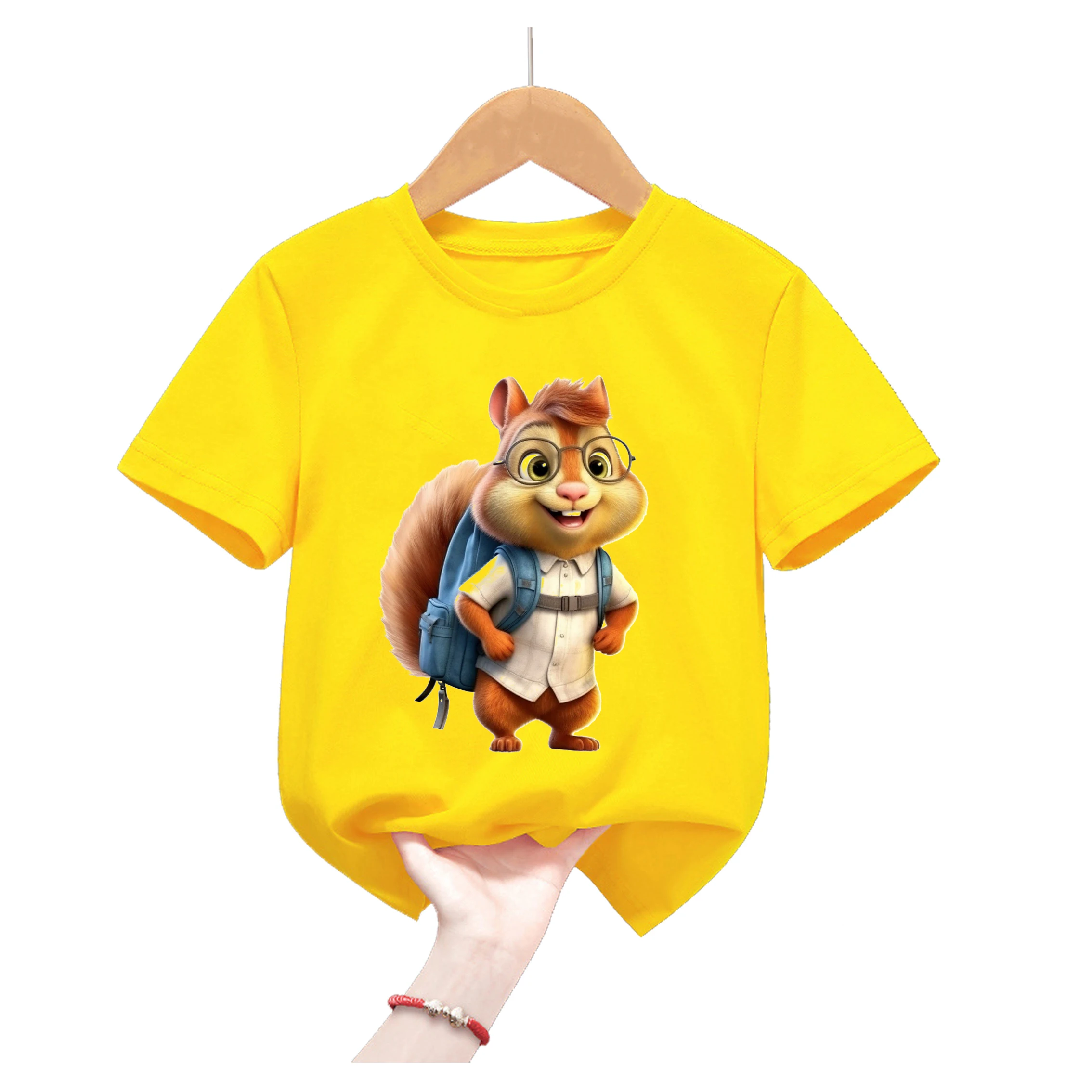 Süßes gelbes T-Shirt mit Tier  – Street Fashion Kids Bewertung und Preis
