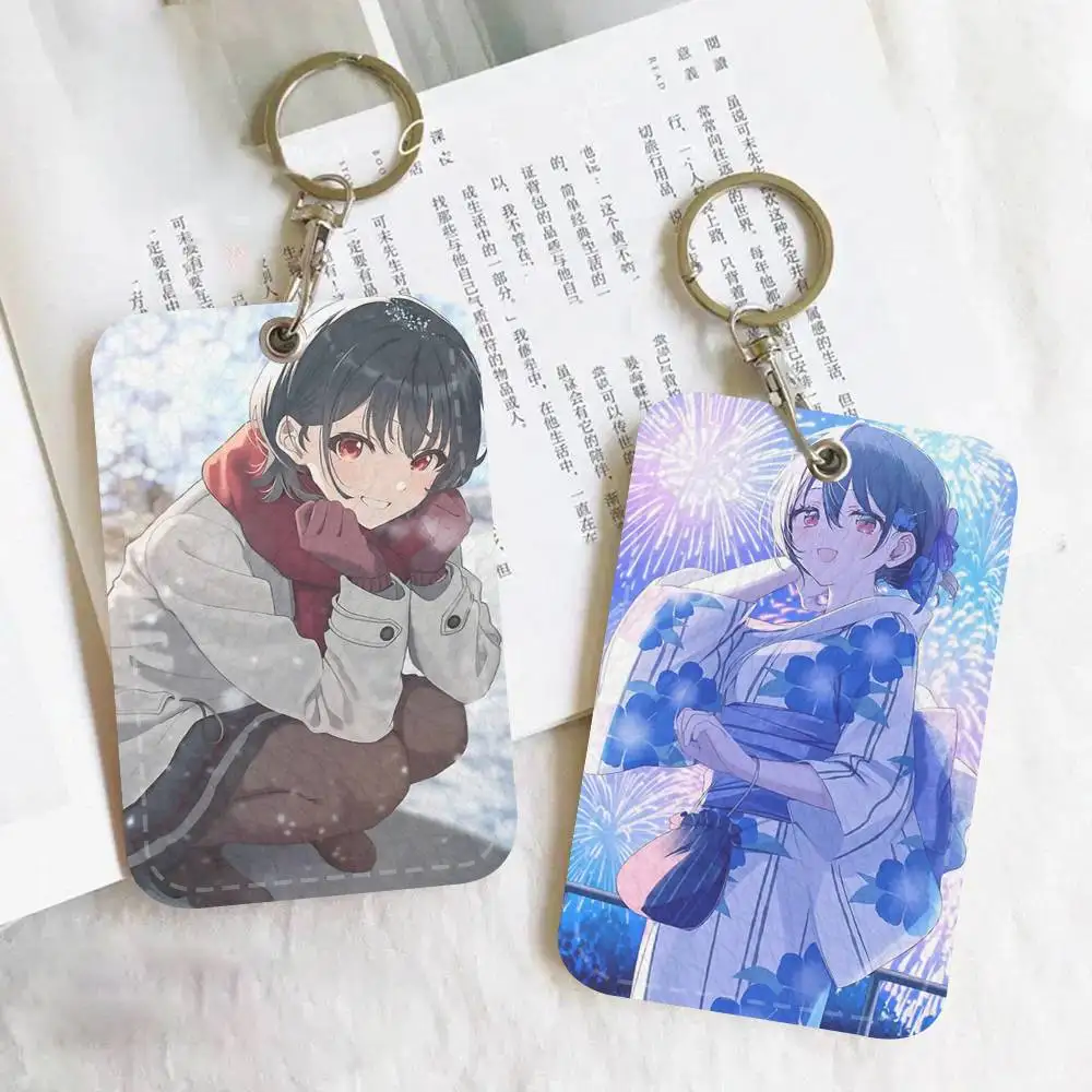 Cute Anime Character Umi Asanagi Manga Holder Suitable For Bank Card Subway Bus Card Wallet Card Case Badge Holder Keychain