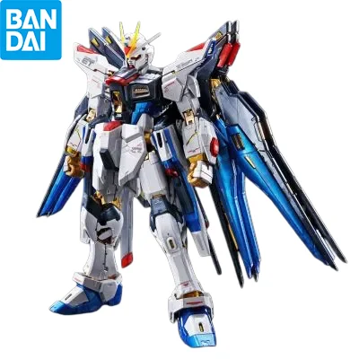 Bandai MGEX ZGMF-X20A Strike Freedom Gundam Mobile Suit Gundam SEED Destiny Modèle en plastique de collection pour affichage sur bureau