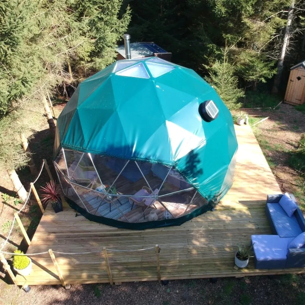 Outdoor Luxury Dome Accommodation For Glamping Resort Owner With Complete Design Production And Delivery Service Premium Team