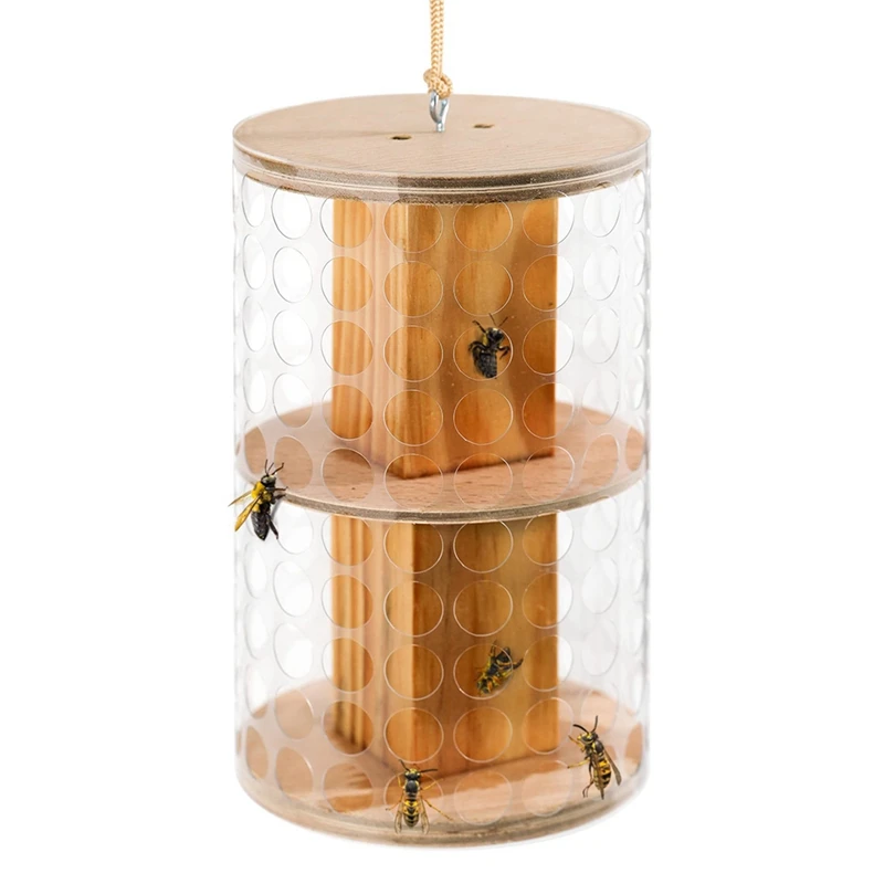 

Bee Trap Wooden Crafts Outdoor Garden Garden Small Losits