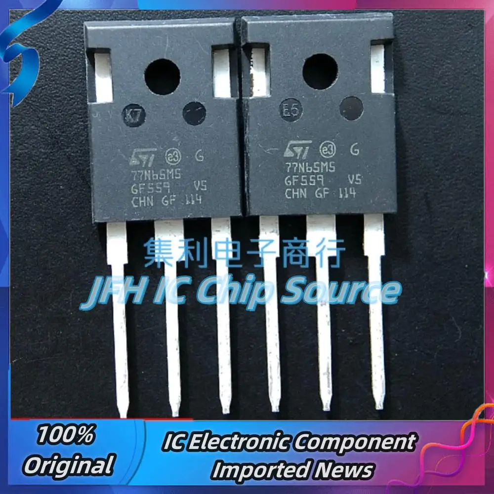 5PCS-10PCS STW77N65M5  77N65M5 TO-247  650V/77A Best Quality Stock