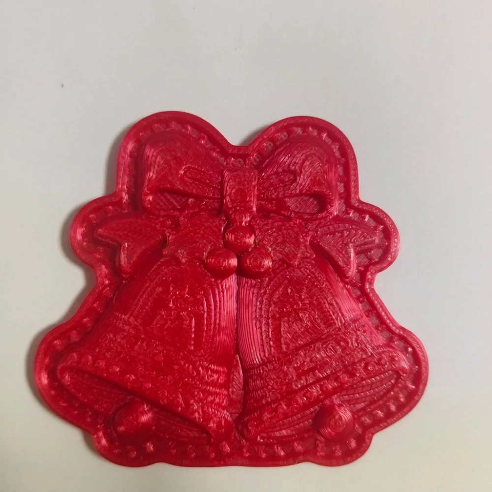 Snowman Sleigh Christmas Mini Pie Press Mold Embossed Food Grade Santa Cookie Hand-Press Mold High Temperature Resistant