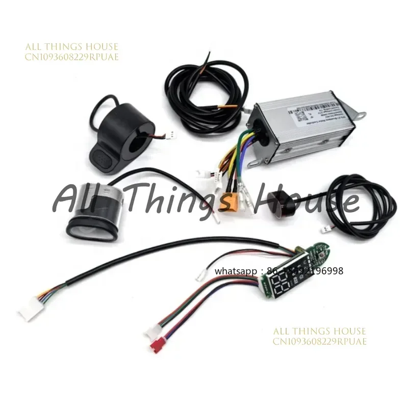 

Scooter Electric YFS-Z1 Brushless Motor Controller 36V15A Motherboard Dashboard Kit for 8.5 Inch Copy Scooter Parts 350W