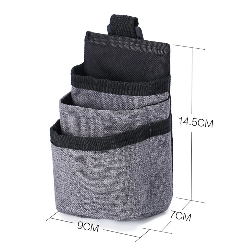 

1Pcs Car Door Storage Bag Grey Oxford Cloth Hanging Hook Pocket Charging Hole Organizer Multi Pocket for Phone Documents Small