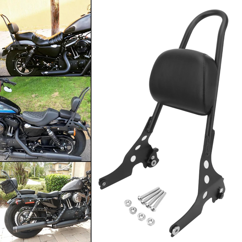 Motorcycle Accessories For Harley Sportster XL883 1200 X48 Forty Eight 2004-2023 Detachable Passenger Rear Backrest Sissy Bar