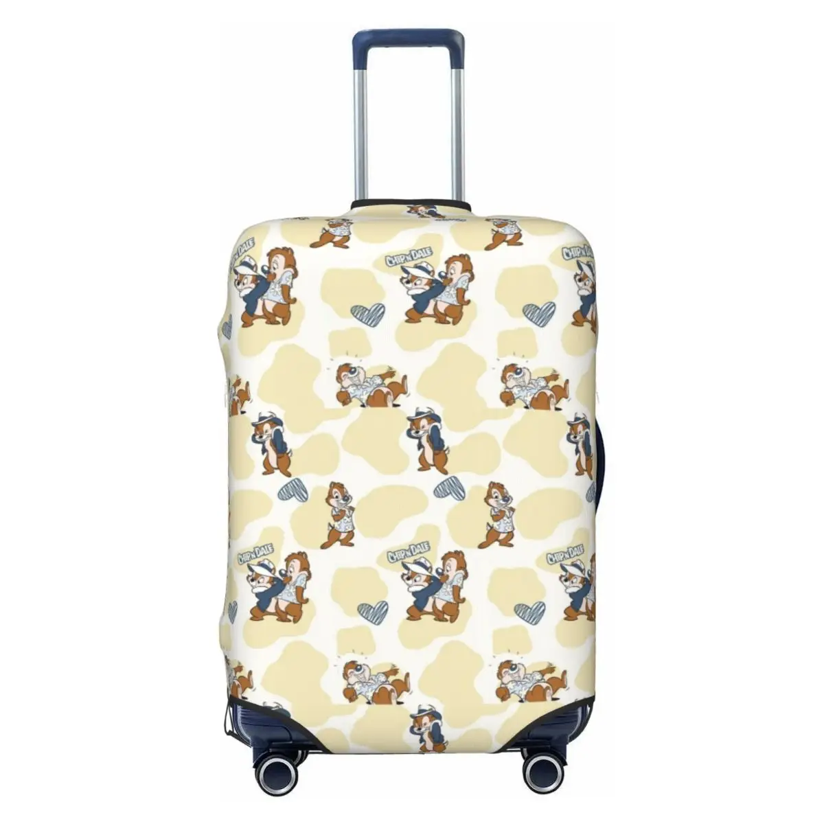 

Чехол для чемодана с изображением Чипа и Дейла, моющийся, защитный, подходит для чемоданов 18-32 дюймов