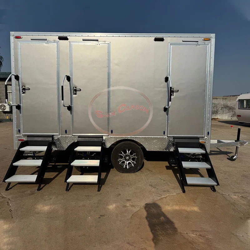 

Luxury Portable Restroom Trailer for Fairs And Carnivals Best-Selling Mobile Bathroom Trailer for Events