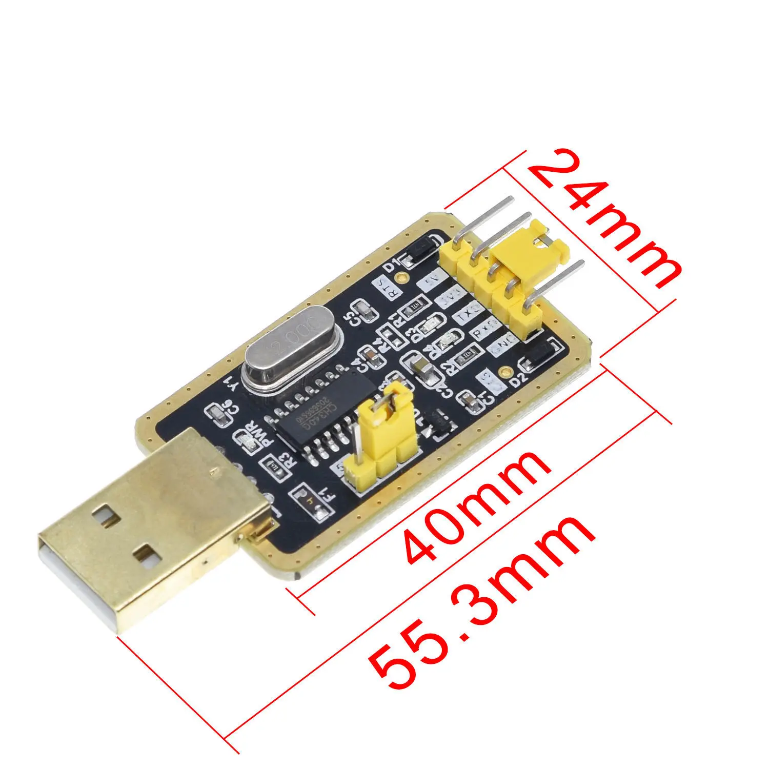 30A AM32 Brushless ESC mit GH340 Modul 2-6S Unterstützung DSHOT PWM ohne BEC Drehzahlregler für Freestyle Long Range FPV Quadcopter – Detail 10
