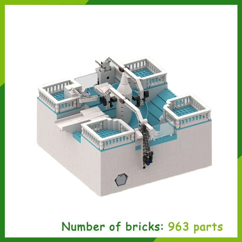 GBC Slide Scooper MOC Building Blocks Model DIY Bricks Creative Assembly Toys Christmas Present Collection Birthday Gift 963PCS