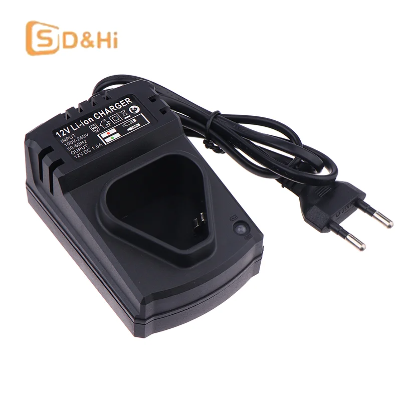 1pc Universal EU Li-ion Rechargeable Charger For 12V Electrical Lithium Drill Electrical Wrench Power Tool Battery Charger Part