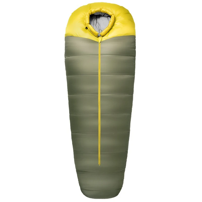 Duck down sleeping bag, outdoor adult cold protection and warmth, single outdoor camping equipment
