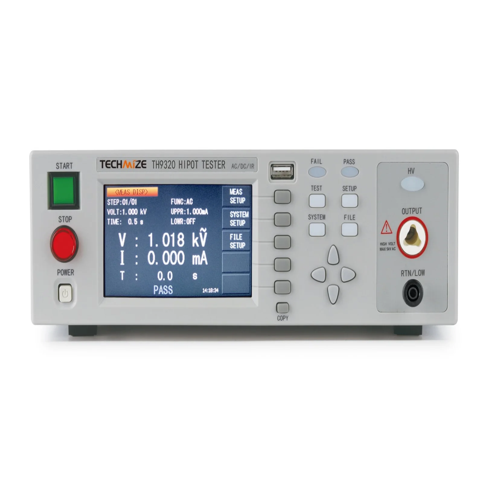 

2025 Tonghui TH9320 AC&DC Hipot Tester Withstanding Voltage Insulation Resistance Tester