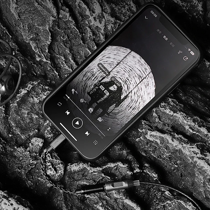 SHANLING 유선 음악 이어폰용 오디오 케이블, 아이폰, 안드로이드용, 3.5mm, C타입, 라이트닝 L5, 3.5mm