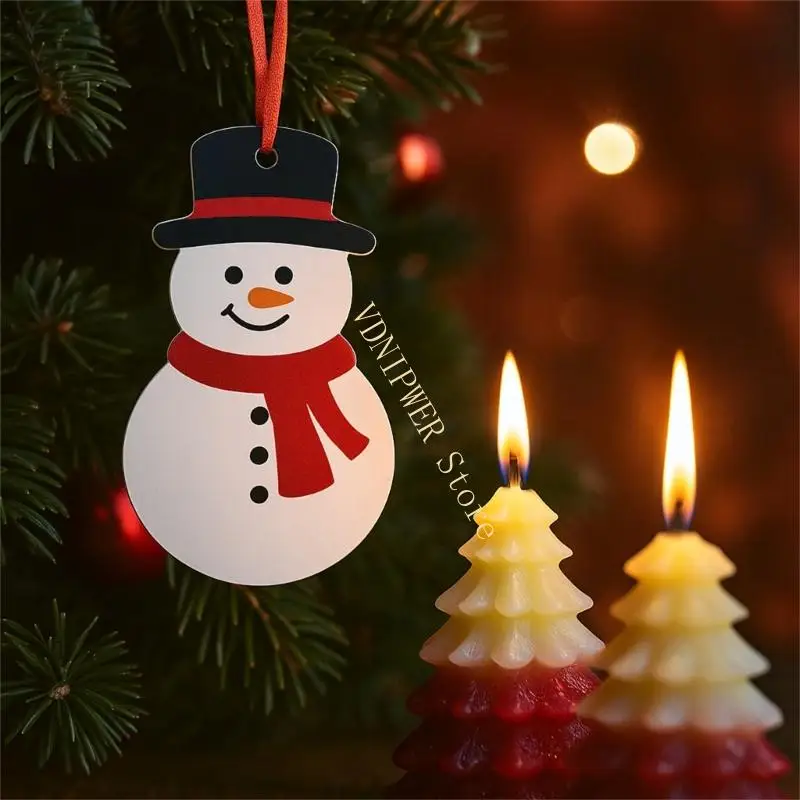 قالب رجل ثلج من السيليكون قابل لإعادة الاستخدام أداة خبز عيد الميلاد لصنع شموع مكعبات الثلج D08E #3