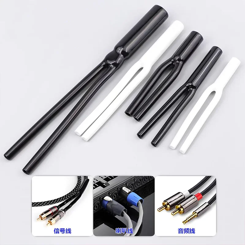 ID 5mm 7mm 9mm 10mm 12mm 16mm Y-shaped Forked Tube PVC Pant Leg Tube Sheath for Audio Speaker Power Harness Protection Cover