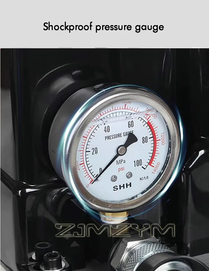 Pompe électrique haute tension 1200W 3700R/Min, interrupteur manuel/pied, pompe hydraulique électrique, Station hydraulique 70mpa