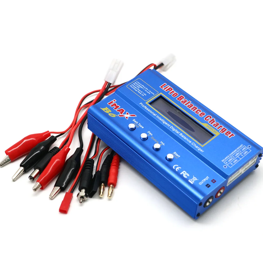 Digital Imax B6 80W Lipo Battery Balance Charger With T /XT60 /Tamiya /Mini Tamiya For 2S 3S 4S 5S 6S RC Lipo Car Boat Toy