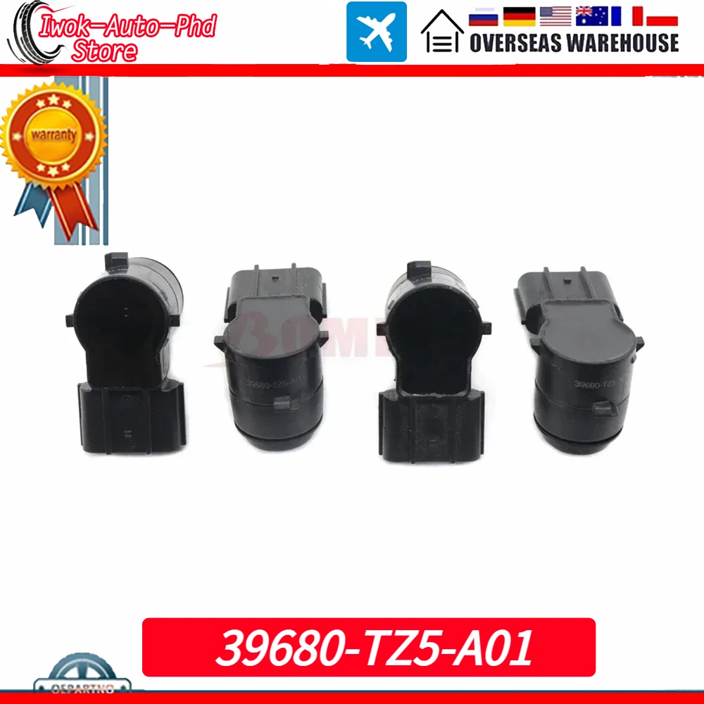 

Комплект из 4 датчиков парковки PDC (черный) для автомобилей ACURA MDX RLX TLX HONDA PILOT, артикулы 39680-TZ5-A01, 39680-TZ5A01ZZ, AC1078100