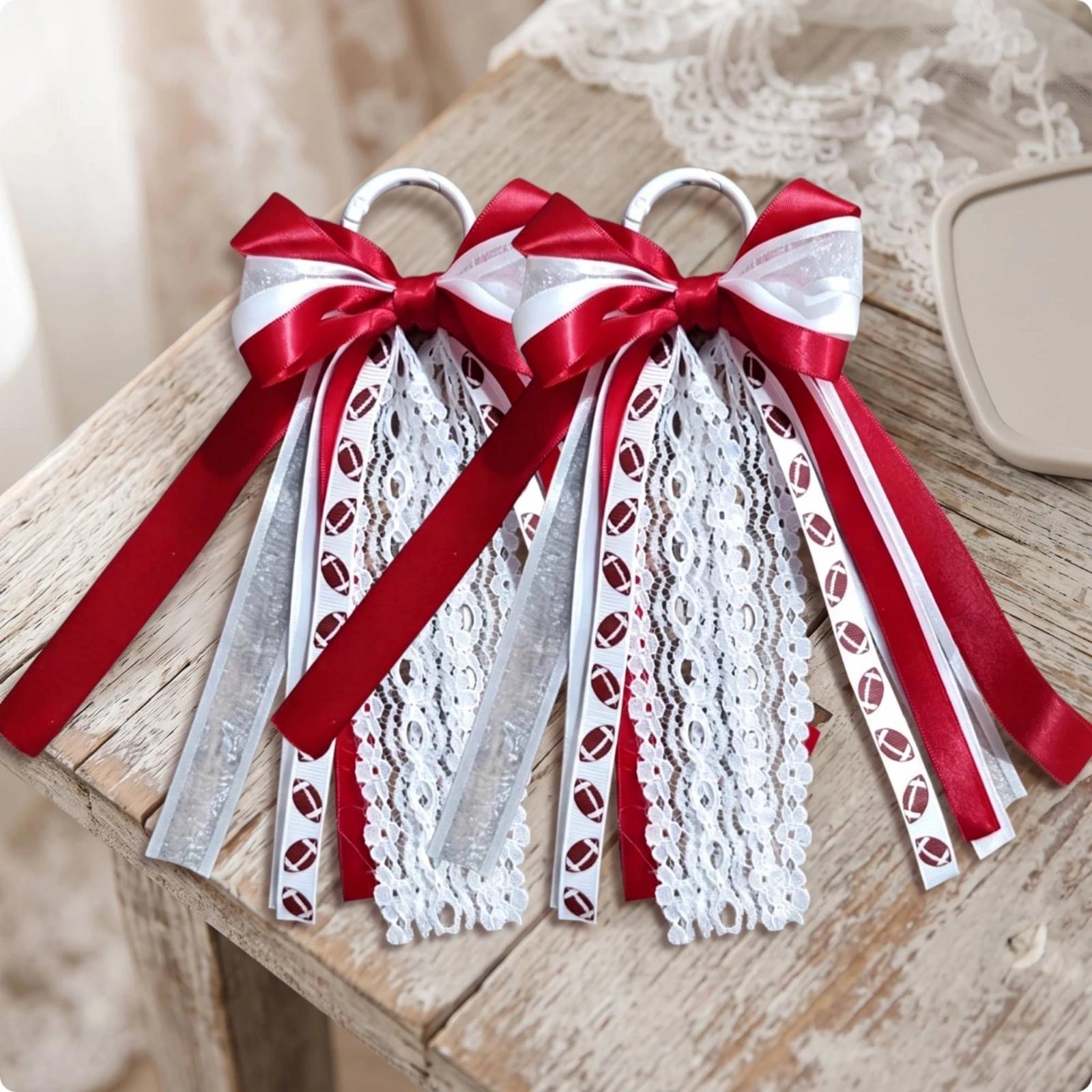 2 Pieces Boot Bow Western-Inspired Boot Bow with Loop Shoe Accessory Reusable Feminine for Brides, Weddings, Festivals