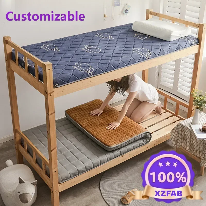 Factory Direct 2026 Cute Pillow Skin Friendly Fabric Latex Mattress Moisture Absorption Sponge Mat For Dormitory Comfortable Bed