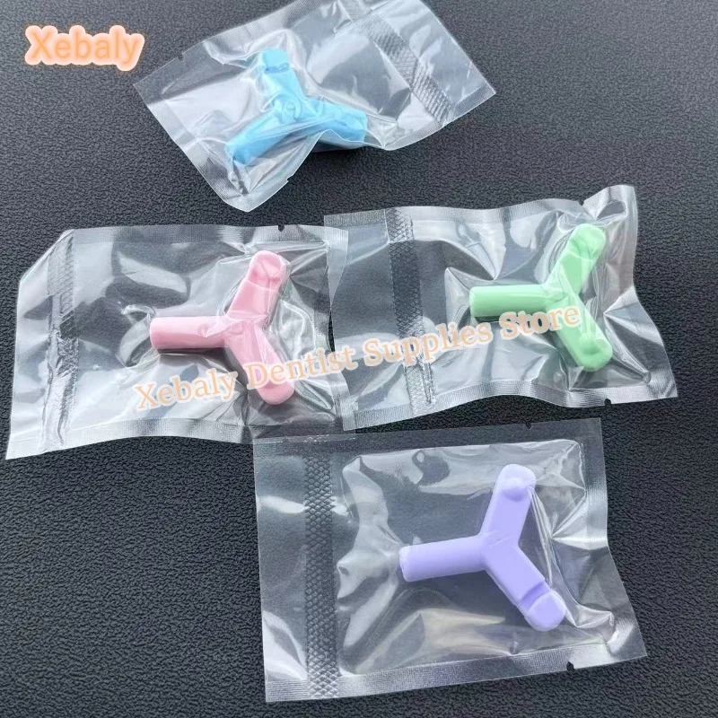 50Pcs Y Shaped  Dental Aligner Chewies Silicone Teeth Stick Bite Orthodontic Bite Chewies