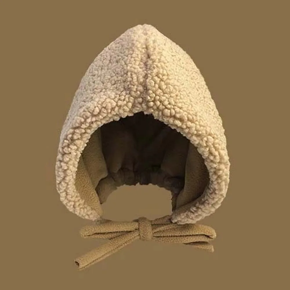 

Fashion Solid Color Hat Anti-cold Fluffy Ear Protection Hat Warm Soft Winter Hat Winter Season
