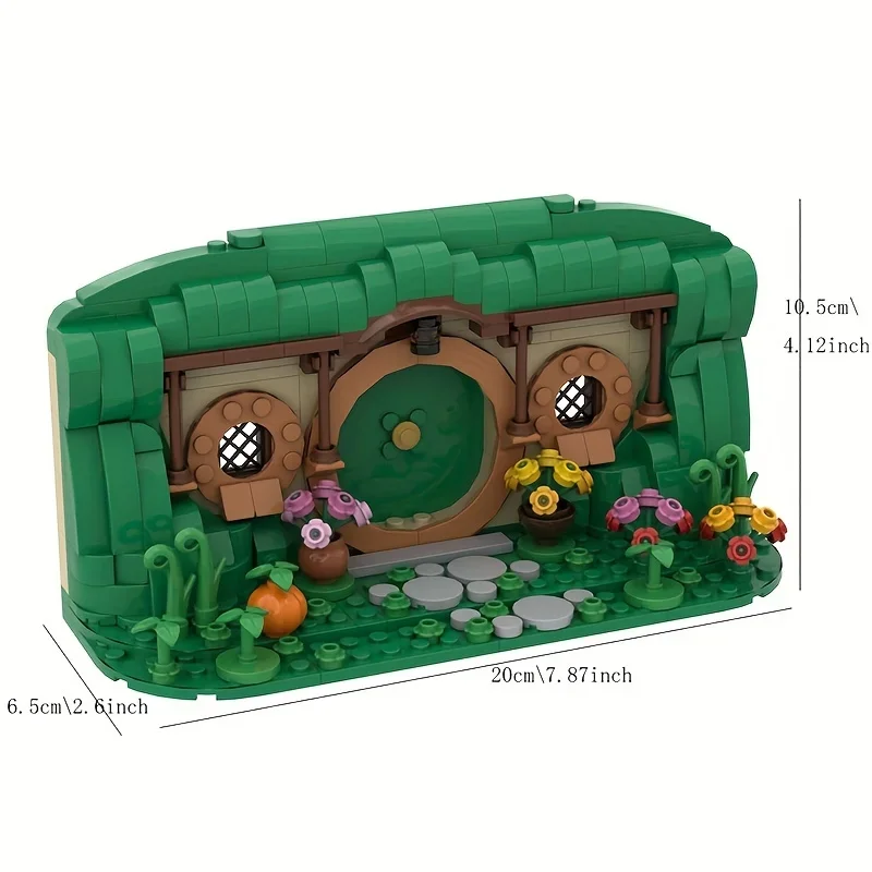 MOC Movie Creative Expert House Front Bag End Building Blocks Bricks Mini Ring Model Brick Toys for Birthday Gift Christmas Gift