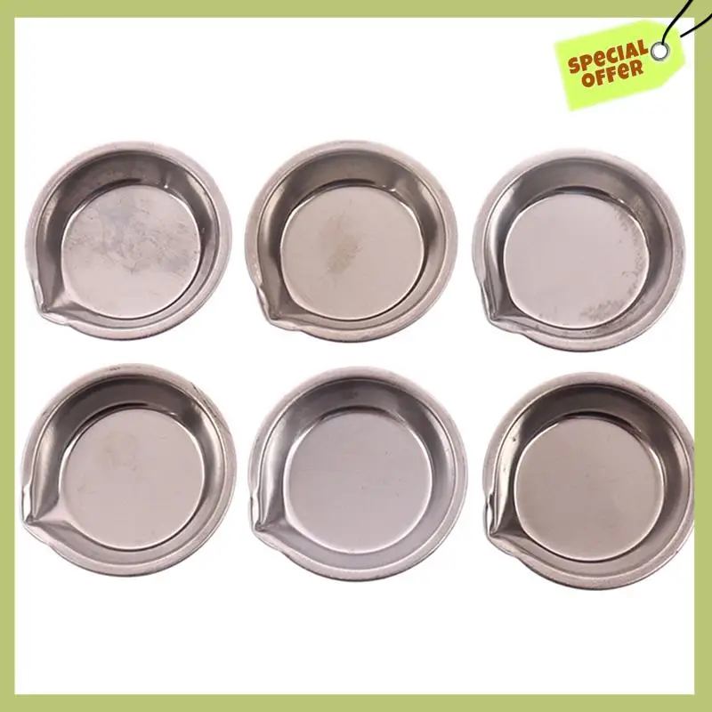 Advanced 6Pcs Metal Color Paint Tray Tinting Dish Formodel Tools Paint Tray Mixing Color A