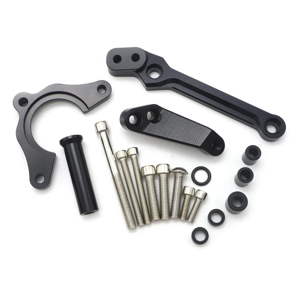 For Kawasakis Z900 Motorcycle Accessories Adjustable Steering Stabilization Shock Absorber Titanium Ruler Damper In Stock
