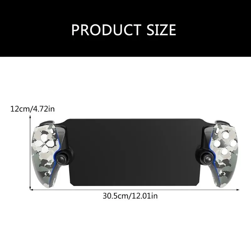 Gamepad habitação protetor capa para ps scratchproof caso console camuflagem pele à prova dwaterproof água caso protetor