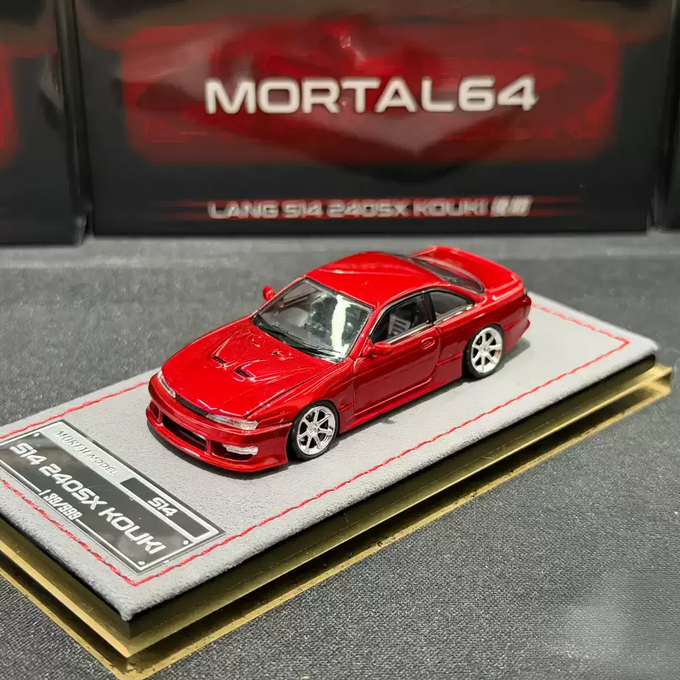 ミニカー MORTAL 1/64 Silvia S14 Red HEC 2026 MORTAL MODEL 1/64 S14 240SX 2026 Hec Exhibition Exclusive New Spot