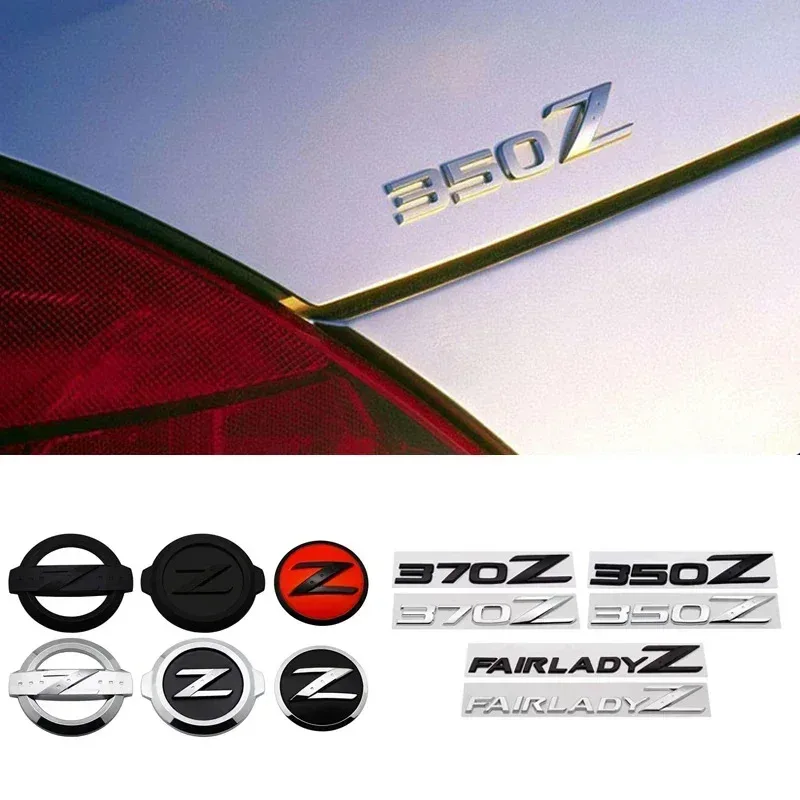 سيارة الجانب شعار ملصق السيارات الخلفي الجذع شارة الشارات لنيسان Z شعار 350Z 370Z Fairlady Z3 Z34 الجسم تعديل الديكور