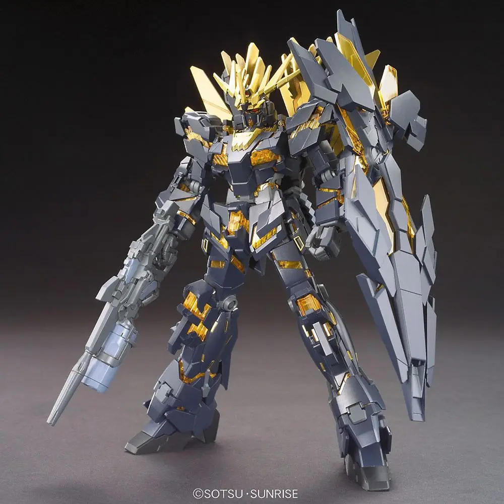 Bandai Hguc 175 1/144 Gundam Unicorn Uc Harbinger of Death Destruction Mode Assembly Model Mecha Warrior Figurine Puzzle Toy