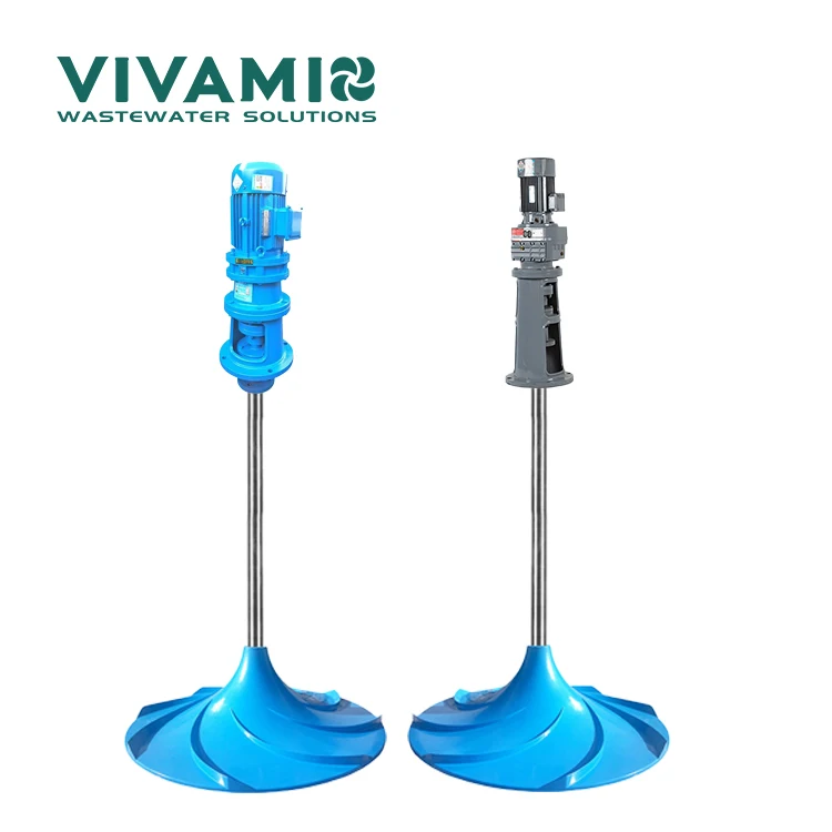 

Настраиваемый гипоидный миксер с регулируемой длиной и мощностью для окислительных каналов и аэрационных прудов