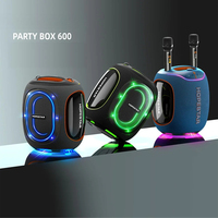 Factory HOPESTAR PARTY600 Outdoor Portable Wireless Bluetooth Speaker 300W Super Strong Bass Karaoke Party Music