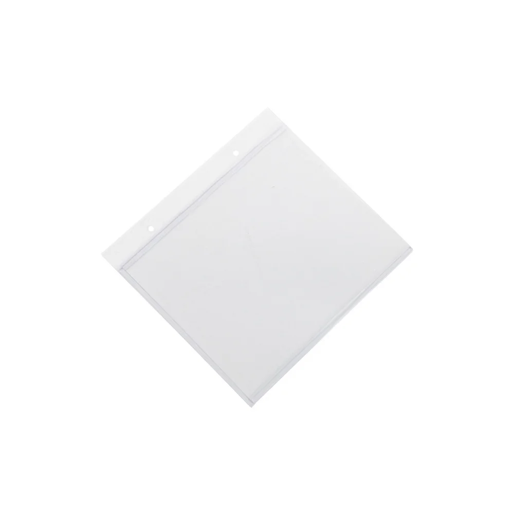 A6 Clear Menu Sleeves Flip Sign Holder Pvc Tag Pouch Sign Envelope Poster Cover Hanging Price Tag Pocket