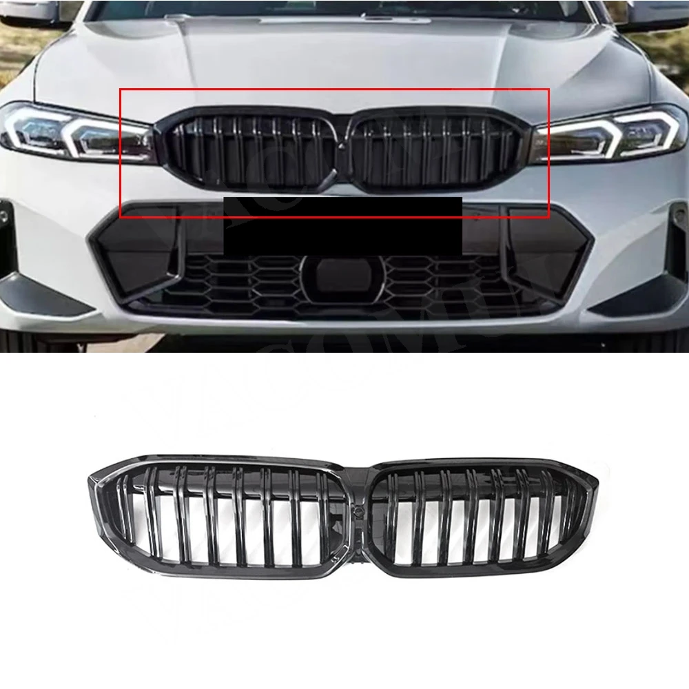 

VACOMUL For BMW 3 Series G20 G28 2023+ ABS Racing Grills Gloss Front Bumper Hood Grille Replacement Car Styling Replacement