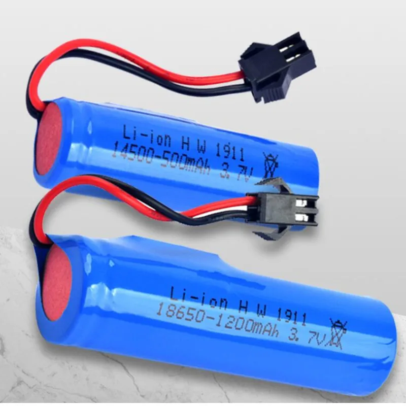 RC03 BC1043 BC1045 DC1047 telecomando in lega RC escavatore dumper Bulldozer ricambi auto 3.7V 500Mah 1200Mah batteria