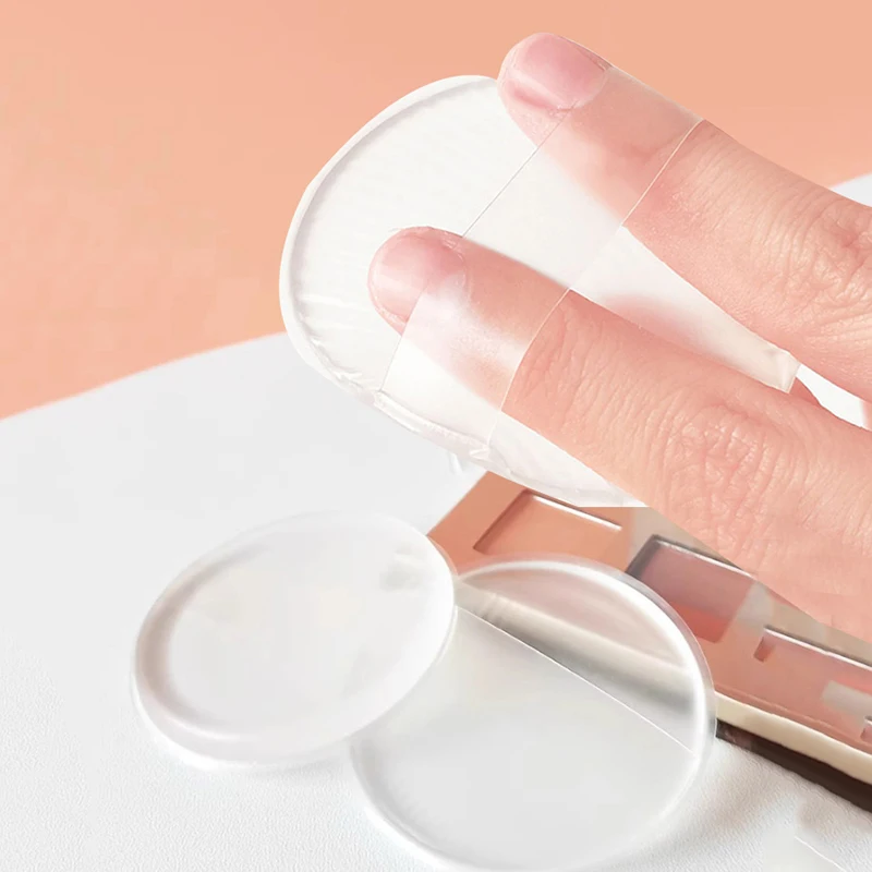 Esponja de sopro de pó de gel de silicone macio para base cosmética facial bb creme sem pó para comer ferramentas de maquiagem de sopro cosmético
