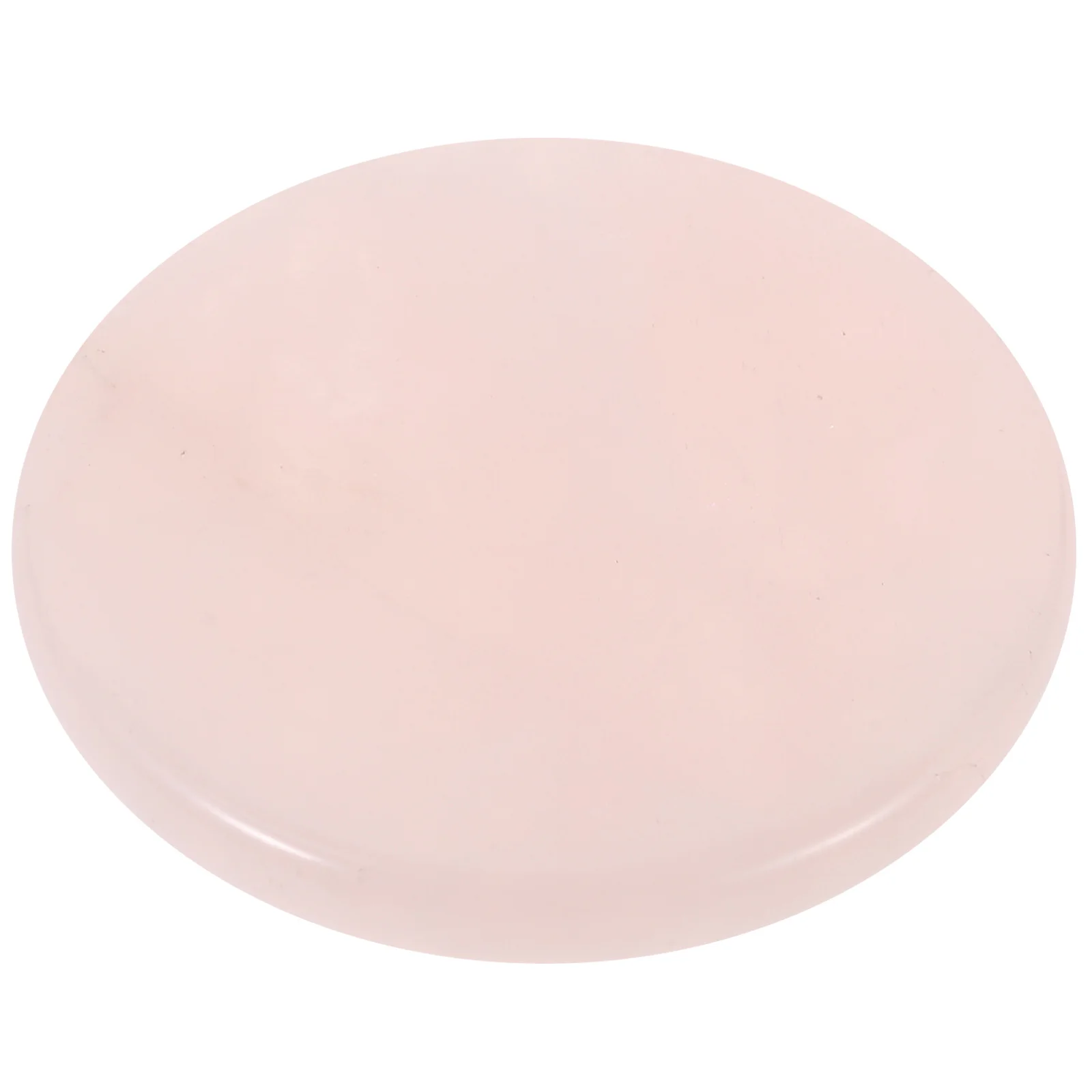 

Pink Crystal Jade Massage Scraper Natural Round Portable Muscle Massager Face Neck Back Shoulder Foot Scraping Tool Reusable
