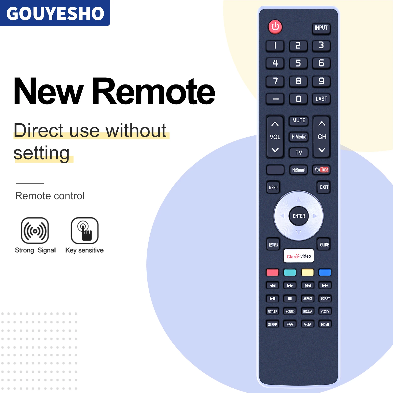 

Новинка для HISENSE EN-33929HS Smart TV Remote Control for 32H5FC 32K20 32K20DW