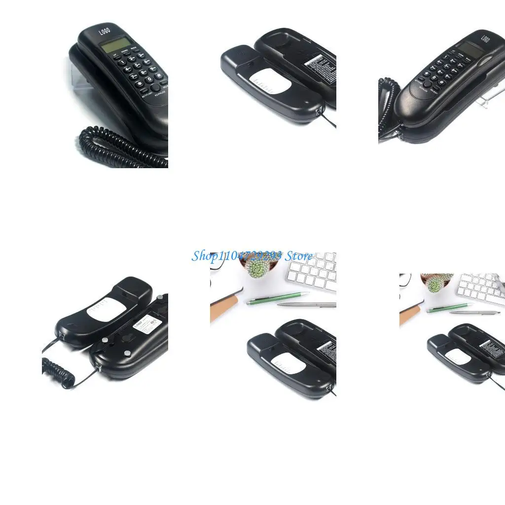 Y2GD Corded House Phones Landline, Dial Pad on Base unit Home Phone Landline Phones