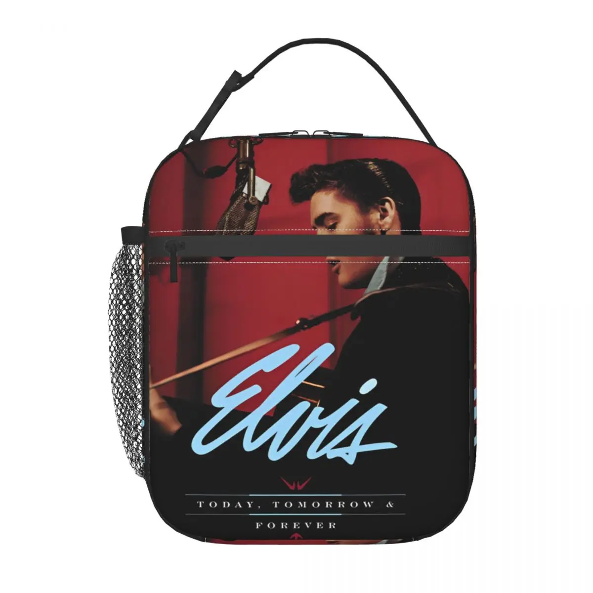 E-Elvis Presley Insulated Lunch Bags Food Bag Portable Thermal Cooler Lunch Boxes For Work