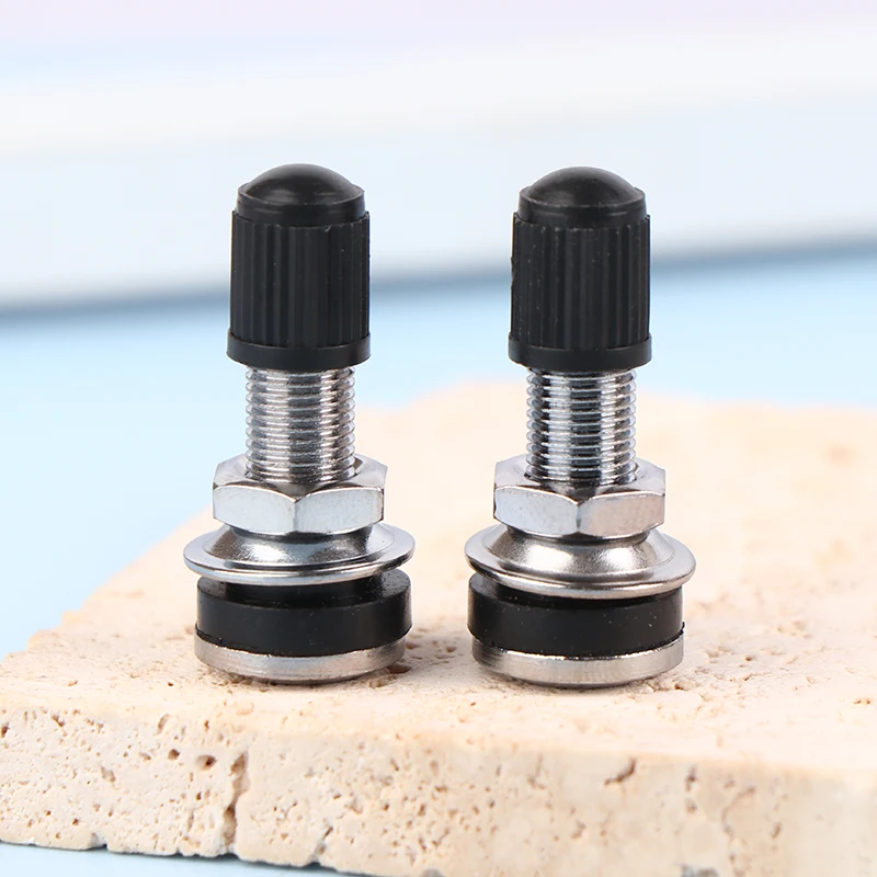 2pcs TR161-32mm Motorcycle Wheel Valve Universal Motorbike Scooter Tyre Valve Dustcap Stem Caps Metal Car Accessories