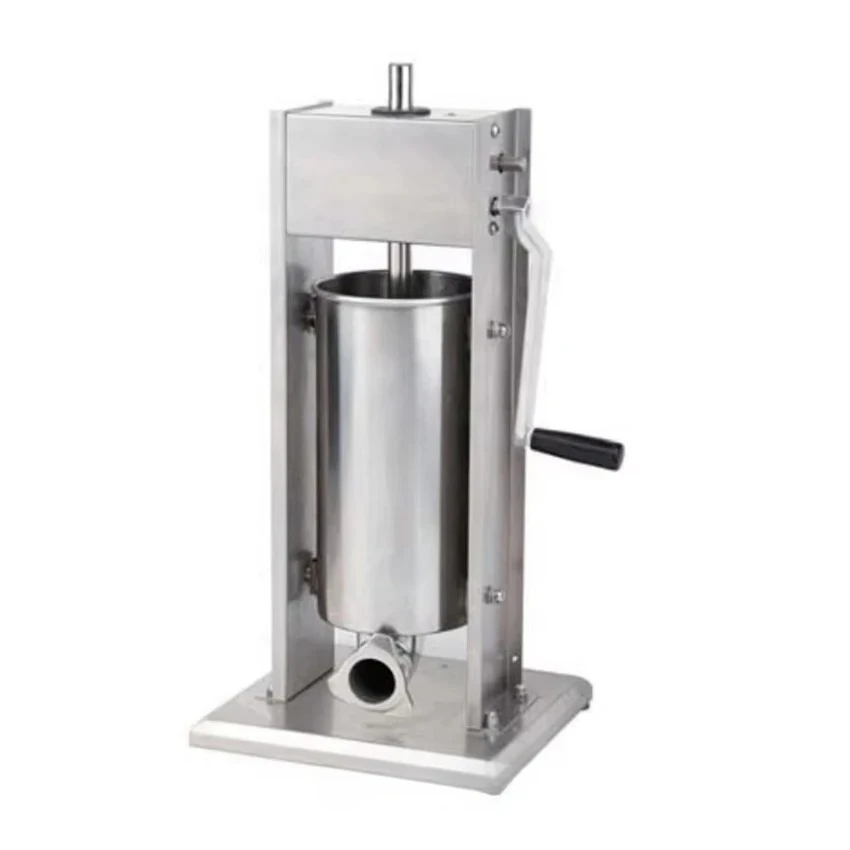 Commercial stainless steel manual sausage/hot dog filling machine for sausage shops