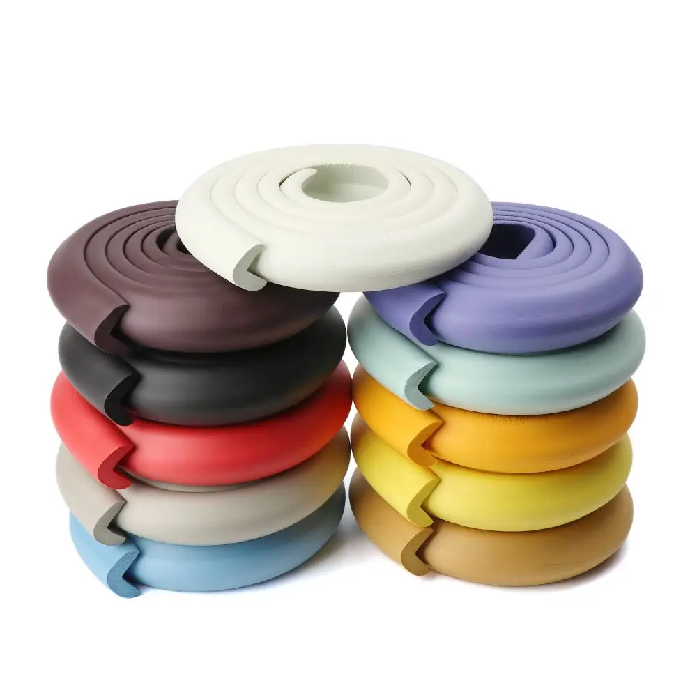 

2 м детская безопасность мягкая пенопластовая губка защита края стола угловая защита стола противоударная полоса защитная полоса для стола