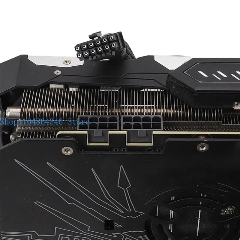 652F High Current 12+4Pin To Double 6+2 Pin GPU Power Splitter Cable With Reinforced Wire For ATX3.0 PCIe 5.0 Systems