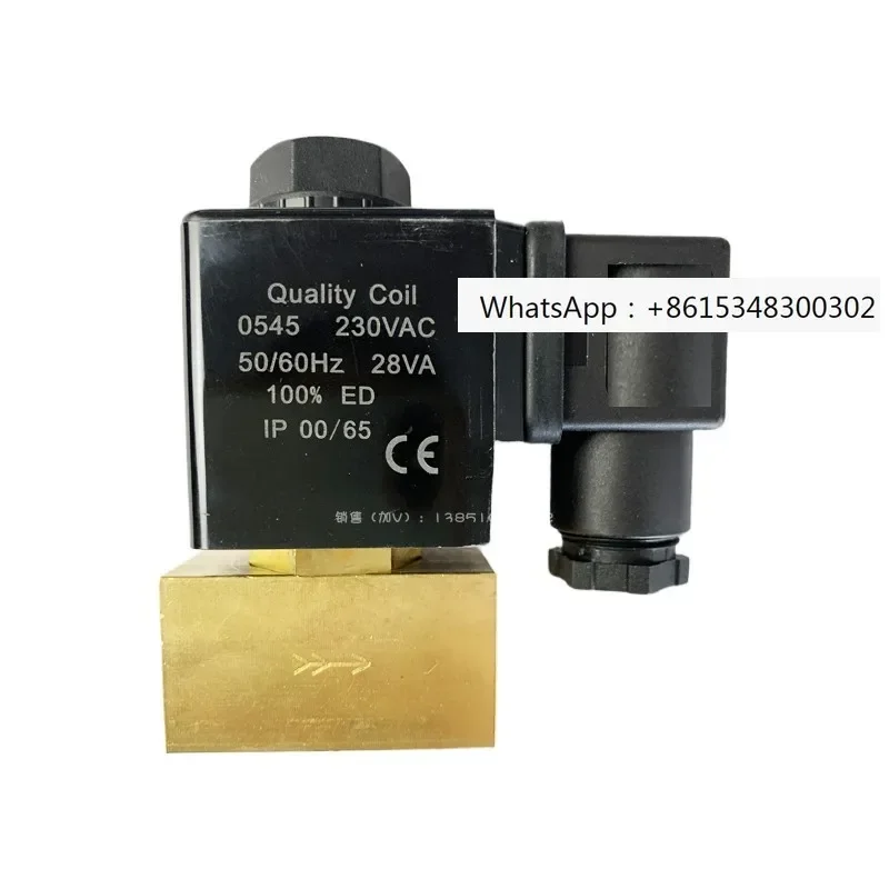 

Applicable to Shangai air compressor solenoid valve 3402-001 8.0MPA waterproof solenoid valve 054528VA