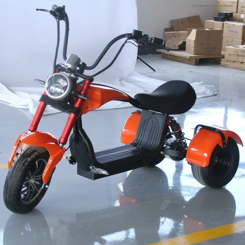 Three-Wheeled Electric Car Little Prince M3 for Harley Adult Hydraulic Disc Brake Wide Tire Remote Control Export